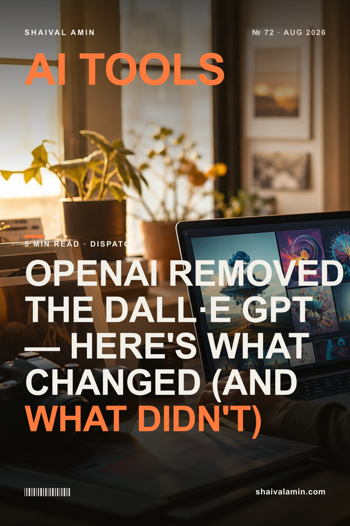OpenAI Removed the DALL·E GPT — Here's What Changed (and What Didn't)